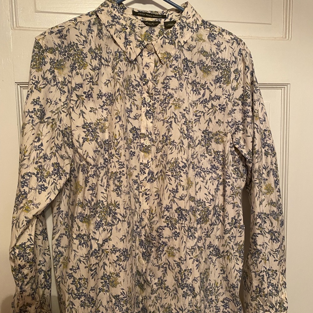 Eddie Bauer Stretch Wrinkle resistant shirt 2xl